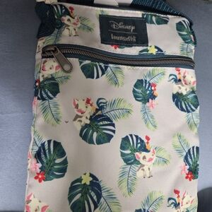 Loungefly Disney Crossbody Bag with Green and White Design